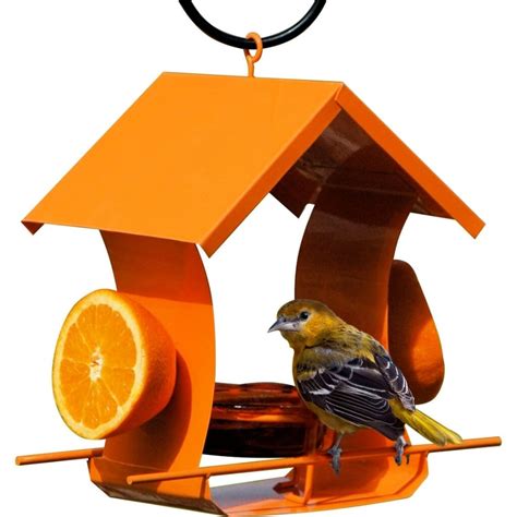 Metal House Oriole Feeder 